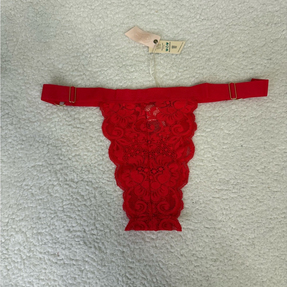 We are HAH Gettin Cheeky panties in siren red